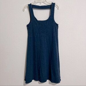 Horny Toad Blue Tank Sundress Organic Cotton Small